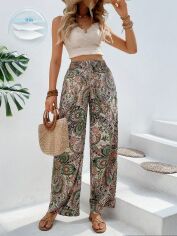 Акція на Штани жіночі SHEIN GD-00130093 M Комбіновані від Rozetka