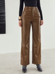 Акція на Штани жіночі SHEIN GD-00142722 L Коричневі від Rozetka
