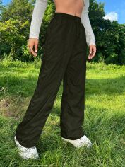 Акція на Штани жіночі SHEIN GD-00142575 L Темно-зелені від Rozetka
