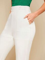 Акція на Штани жіночі SHEIN GD-00145619 M Білі від Rozetka