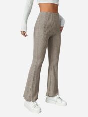 Акція на Штани жіночі SHEIN GD-00085285 L Сіро-бежеві від Rozetka