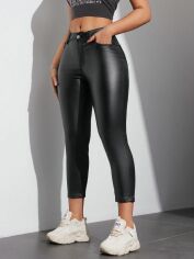 Акція на Штани жіночі SHEIN GD-00101299 28 Чорні від Rozetka
