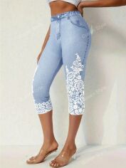Акція на Штани жіночі SHEIN GD-00116913 S Світло-блакитні від Rozetka