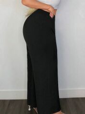 Акція на Штани жіночі SHEIN GD-00137717 XL Чорні від Rozetka