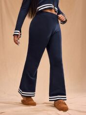 Акція на Штани жіночі SHEIN GD-00131414 XL Темно-сині від Rozetka