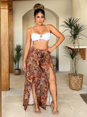 Акція на Штани жіночі SHEIN GD-00144703 L Комбіновані від Rozetka