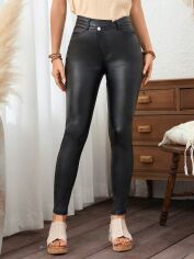 Акція на Штани жіночі SHEIN GD-00135319 32 Чорні від Rozetka