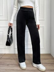 Акція на Штани жіночі SHEIN GD-00103061 S Чорні від Rozetka