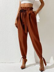 Акція на Штани жіночі SHEIN GD-00103065 S Коричневі від Rozetka