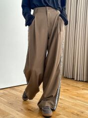 Акція на Штани жіночі SHEIN GD-00132193 L Коричневі від Rozetka