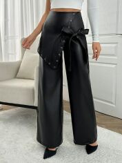 Акція на Штани жіночі SHEIN GD-00134331 L Чорні від Rozetka
