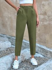 Акція на Штани жіночі SHEIN GD-00135450 42 Хакі від Rozetka
