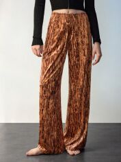 Акція на Штани жіночі SHEIN GD-00134283 S Коричневі від Rozetka