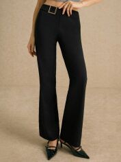 Акція на Штани жіночі SHEIN GD-00132564 XS Чорні від Rozetka