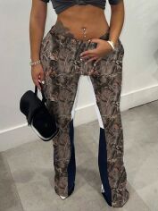 Акція на Штани жіночі SHEIN GD-00132672 L Коричневі від Rozetka