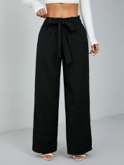 Акція на Штани жіночі SHEIN GD-00133083 XS Чорні від Rozetka
