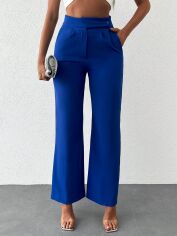 Акція на Штани жіночі SHEIN GD-00149090 S Сині від Rozetka