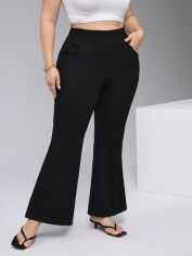 Акція на Штани жіночі SHEIN GD-00131073 2XL Чорні від Rozetka
