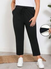 Акція на Штани жіночі SHEIN GD-00151428 26 Чорні від Rozetka