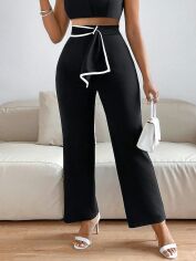 Акція на Штани жіночі SHEIN GD-00148014 M Чорні від Rozetka