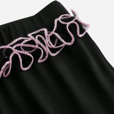 Акція на Штани жіночі SHEIN GD-00153785 XS Чорні від Rozetka