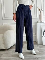Акція на Штани жіночі SHEIN GD-00153397 XS Сині від Rozetka