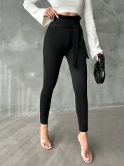 Акція на Штани жіночі SHEIN GD-00146119 M Чорні від Rozetka