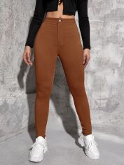 Акція на Штани жіночі SHEIN GD-00142520 L Коричневі від Rozetka