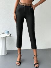 Акція на Штани жіночі SHEIN GD-00145753 M Чорні від Rozetka
