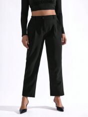 Акція на Штани жіночі SHEIN GD-00131473 XL Чорні від Rozetka