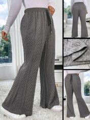 Акція на Штани жіночі SHEIN GD-00132111 2XL Сірі від Rozetka