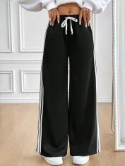 Акція на Штани жіночі SHEIN GD-00132670 S Чорні від Rozetka
