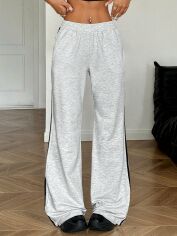 Акція на Штани жіночі SHEIN GD-00134447 S Сірі від Rozetka