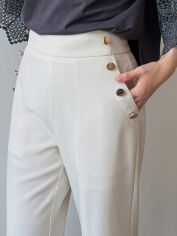 Акція на Штани жіночі SHEIN GD-00144475 L Білі від Rozetka