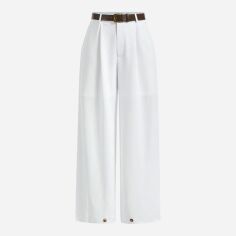 Акція на Штани жіночі SHEIN GD-00148089 XS Білі від Rozetka