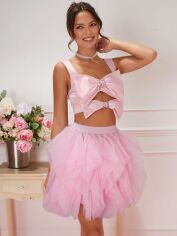 Акція на Спідниця жіноча SHEIN GD-00163845 S Рожева від Rozetka