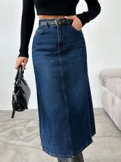 Акція на Спідниця жіноча SHEIN GD-00153406 XS Синя від Rozetka