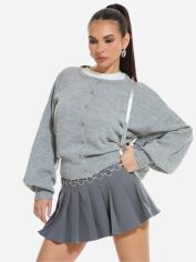 Акція на Спідниця жіноча SHEIN GD-00161576 L Сіра від Rozetka