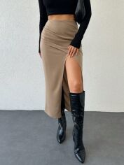 Акція на Спідниця жіноча SHEIN GD-00143227 L Бежева від Rozetka