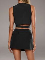 Акція на Спідниця жіноча SHEIN GD-00152696 XL Чорна від Rozetka