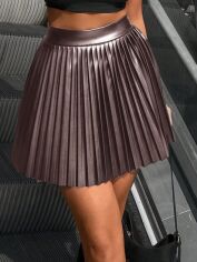 Акція на Спідниця жіноча SHEIN GD-00125149 S Коричнева від Rozetka