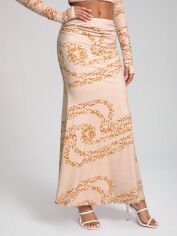 Акція на Спідниця жіноча SHEIN GD-00107652 S Пудрова від Rozetka