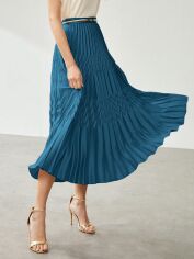 Акція на Спідниця жіноча SHEIN GD-00130095 M Блакитна від Rozetka