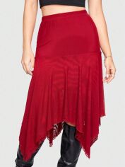 Акція на Спідниця жіноча SHEIN GD-00107602 L Червона від Rozetka