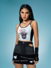 Акція на Спідниця жіноча SHEIN GD-00135172 26 Чорна від Rozetka