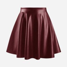 Акція на Спідниця жіноча SHEIN GD-00107666 S Бордова від Rozetka