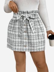 Акція на Спідниця жіноча SHEIN GD-00096256 2XL Біла від Rozetka
