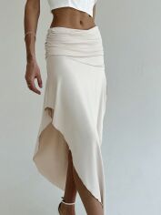 Акція на Спідниця жіноча SHEIN GD-00139537 3XL Айворі від Rozetka