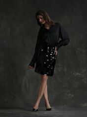 Акція на Спідниця жіноча SHEIN GD-00123728 S Чорна від Rozetka