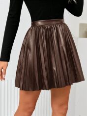 Акція на Спідниця жіноча SHEIN GD-00123567 S Коричнева від Rozetka